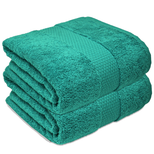 (90 X 170 cm) Luxury 100% Egyptian Cotton Bath Towel 600GSM Extra Large Super Jumbo Bath Sheet Towelsworld